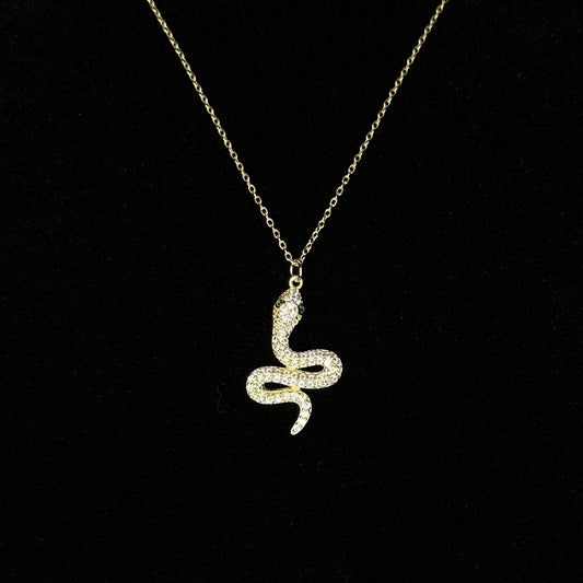 Gold Snake Necklace