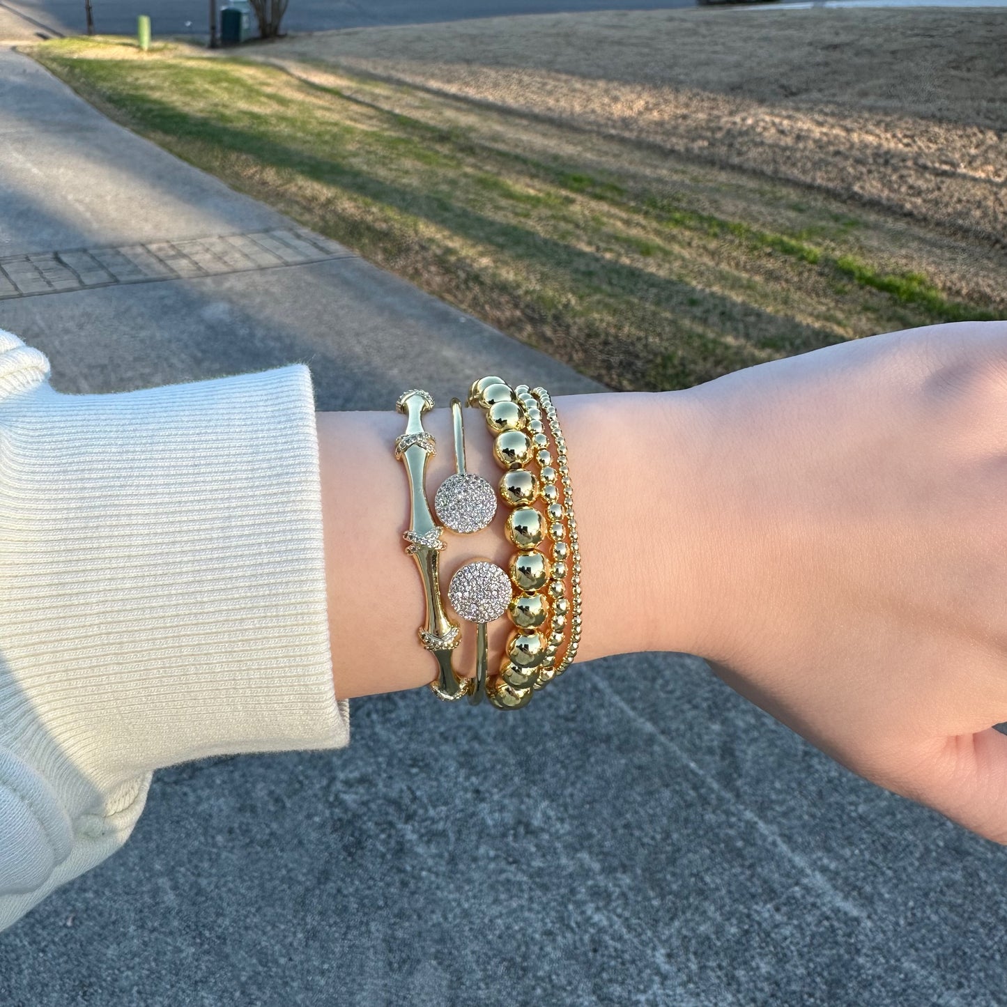 Circle CZ Bracelet